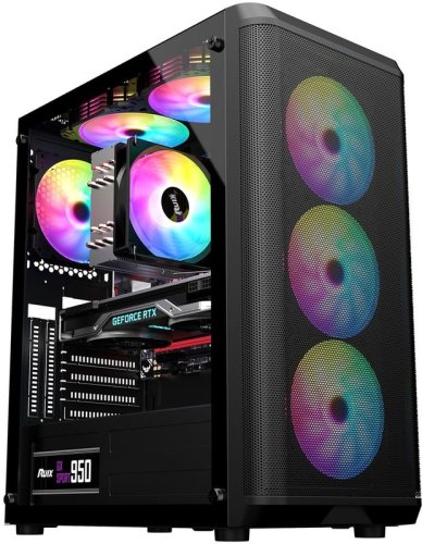 ������ ��� ����� ������� ALSEYE Audin-BK AS.07.0173 ATX, Mini-ITX, microATX,  ׸����, ������