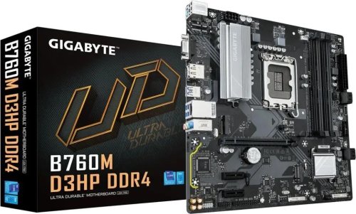   GIGABYTE B760M D3HP DDR4 [LGA 1700, Intel B760, 4xDDR4-3200 Mhz, 1xPCI-Ex16, 2xM.2, Micro-ATX]