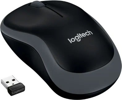  Logitech M185 Grey Optical Mouse Wireless  (910-002238) USB