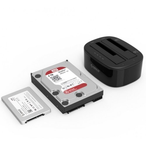 Док-станция ORICO 6228US3-C-UK-BK-BP на 2 HDD для 2.5 Док-станция ORICO 6228US3-C-UK-BK-BP на 2 HDD для 2.5
