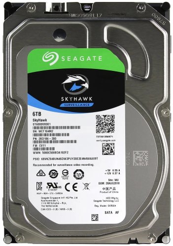   6TB Seagate SkyHawk ST6000VX001 ( 5900rpm, 256 MB, SATA600, HDD  , SATA III)