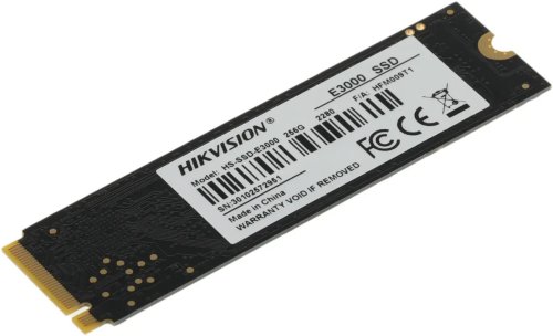  SSD M.2 256GB Hikvision E3000 HS-SSD-E3000/256G Hiksemi 256, M.2 2280, PCIe 3.0 x4, M.2 (   3230 /,   1240 /)