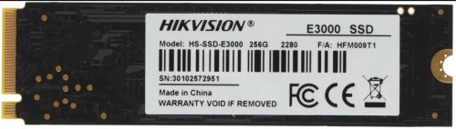   SSD M.2 256GB Hikvision E3000 HS-SSD-E3000/256G Hiksemi 256, M.2 2280, PCIe 3.0 x4, M.2 (   3230 /,   1240 /)