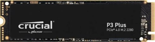 Твердотельный накопитель SSD M.2 500GB Crucial P3 Plus CT500P3PSSD8 500ГБ, M.2 2280, PCIe 4.0 x4, NVMe, M.2 (скорость чтения до 4700 МБ/с, записи до 1900 МБ/с)