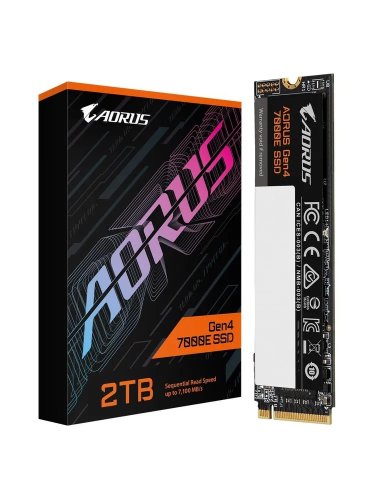   SSD M.2 2TB AORUS Gen4 7000E M.2 PCI-E 4.0 (AG470E2TB)  - 7100 /,  - 6500 /, 3D NAND ,  TBW 1400 