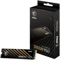 ������������� ���������� SSD M.2 1TB MSI Spatium M461 PCIe 4.0 NVMe PCI-E x4, Read 5000 �����/�, Write 3200 �����/�, NVMe, TLC 3D NAND,TBW 250TB ] S78-440L1D0-P83