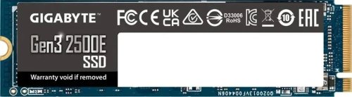 ������������� ���������� SSD M.2 1TB GIGABYTE Gen3 2500E [G325E1TB] PCIe 3.0 x4, ������ - 2400 �����/���, ������ - 1800 �����/���, 3 ��� TLC, NVM Express, TBW - 240 ��