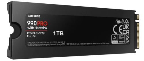 ������������� ���������� SSD M.2 1TB Samsung 990 Pro [MZ-V9P1T0�W] PCIe 4.0 x4, ������ - 7450 �����/���, ������ - 6900 �����/���, 3 ��� MLC (TLC), NVM Express, TBW - 600 ��