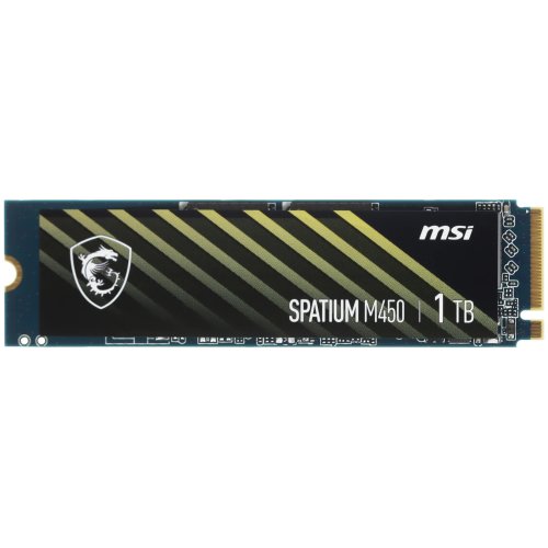 ������������� ���������� SSD M.2 1TB MSI SPATIUM M450 [S78-440L980-P83] [PCIe 4.0 x4, ������ - 3600 �����/���, ������ - 3000 �����/���, 3 ��� TLC, NVM Express, TBW - 600 ��]