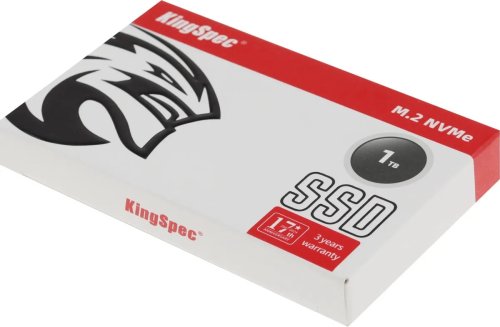 ������������� ���������� SSD M.2 1TB KINGSPEC   NX-1TB 2280 PCI-E 3.x x4, ������ - 3400 �����/���, ������ - 3100 �����/���,NAND TLC DWPD: 0.9, ����� ���������: 1000000 �