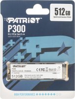 ������������� ���������� SSD M.2 512GB M.2 NVMe ���������� Patriot P300 [P300P512GM28] [PCIe 3.0 x4, ������ - 1700 �����/���, ������ - 1200 �����/���, NVM Express, TBW - 240 ��]