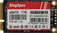 ������������� ���������� SSD mSATA 1024 Gb KingSpec MT-1TB (�������� ������ �� 550 ��/�, ������ �� 500 ��/�)