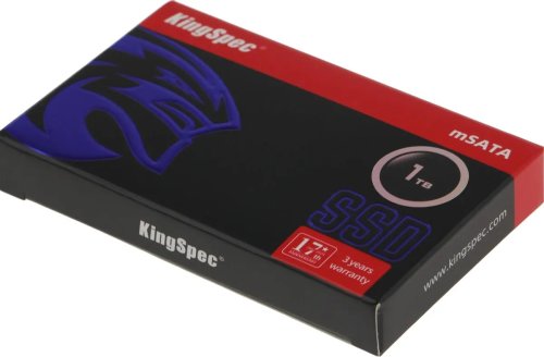 ������������� ���������� SSD mSATA 1024 Gb KingSpec MT-1TB (�������� ������ �� 550 ��/�, ������ �� 500 ��/�)