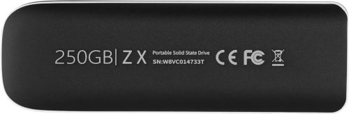  SSD 250Gb Netac ZX [NT01ZX-250G-32BK]  USB 3.2 Gen 2 Type-C,  - 1050 /,  - 950 /