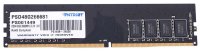 Память DDR4 8Gb Patriot Signature Line [PSD48G266681] DDR4, DDR4, 8 ГБx1 шт, 2666 МГц, 19-19-19-43