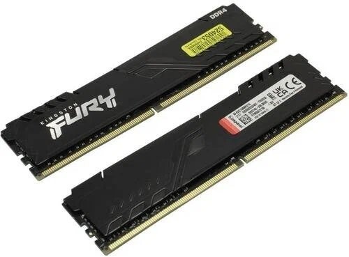  DDR4 16Gb Kingston FURY Beast Black [ KF432C16BBK2/16 ] 16  DDR4, 8 x2 , 3200 , 16-18-18-36, 1.35V