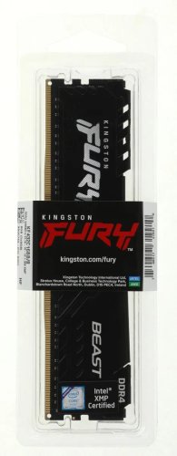  DDR4 8Gb Kingston FURY Beast Black [ KF432C16BB/8 ] 8  DDR4, 3200 , 16-18-18, 1.35V