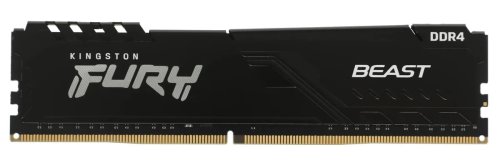  DDR4 8Gb Kingston FURY Beast Black [ KF432C16BB/8 ] 8  DDR4, 3200 , 16-18-18, 1.35V