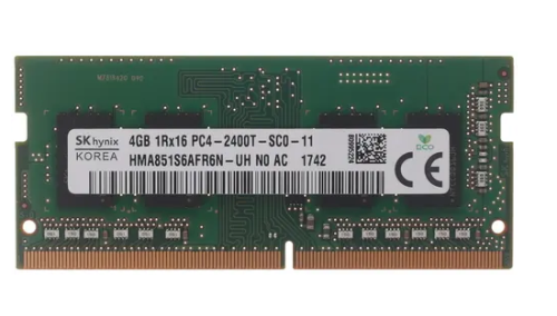  SO-DIMM DDR4 4GB Hynix 2400MHz  1024Mx4 (HMA851S6AFR6N-UH)
