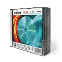  CD-RW Mirex Brand 700Mb [4x-12x, slim case]