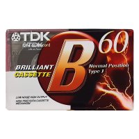  TDK Brilliant Cassette B-60     AP001708-B