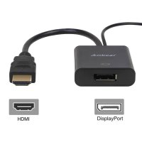 Кабель-переходник HDMI (Male) to DisplayPort (Female) 25см OEM