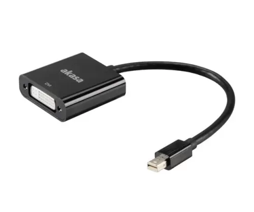 - AKASA Mini DisplayPort to DVI passive converter, 20 , V1.1 AK-CBDP08-20BK