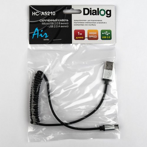  Dialog HC-A5210 - microUSB B (M) - USB A (M), V2.0,  0.9 , ,  