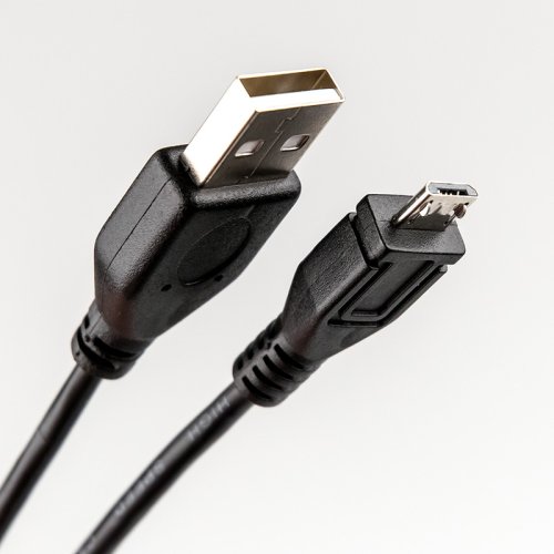  Dialog CU-0310-P black - microUSB B (M) - USB A (M),  V2.0,  1.0 