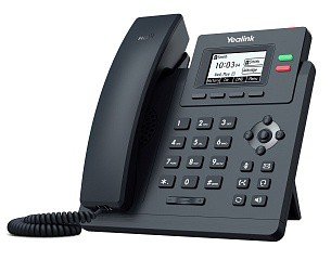 Телефон Yealink SIP-T31P, 2 линии, PoE, БП в комплекте (SIP-T31P)