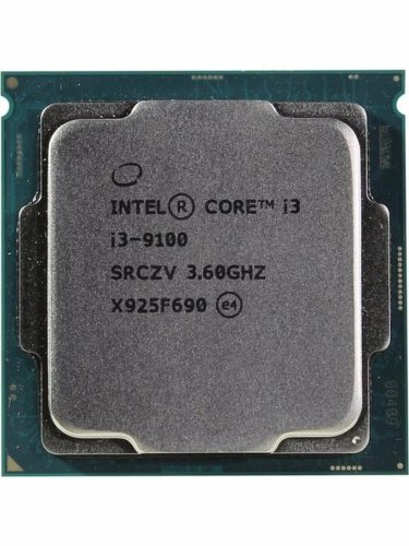 Процессор Intel Core i3-9100 OEM (S1151v2, к-во ядер: 4, Coffee Lake 14nm, 3.6 GHz Turbo Boost 4.2Ghz , 6 MB, графическое ядро Intel, контроллер 2-channel DDR4-2400, TDP 65W)