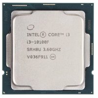  Intel Core i3 10100F OEM (S1200, - :4, :8, Comet Lake 14nm, 3.6 GHz Turbo Boost 4.3Ghz , 6 MB,   ,  SSE4.1/4.2, AVX2 / VT-x / VT-d,  2-channel DDR4-2666, TDP 65W,    )