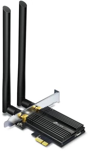  Wi-Fi  + Bluetooth TP-LINK Archer TX50E (PCI-Ex 1x, 4 (802.11n), 5 (802.11ac), 6 (802.11ax), 2976 /, 5 , 2.4 ,  - ,  - 20 dBm