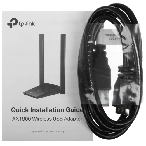 ������� Wi-Fi ������� TP-LINK Archer TX20U Plus [USB, 4 (802.11n), 5 (802.11ac), 6 (802.11ax), 1775 ����/�, 5 ���, 2.4 ���, ������� - �������, ���������� - 19 dBm]