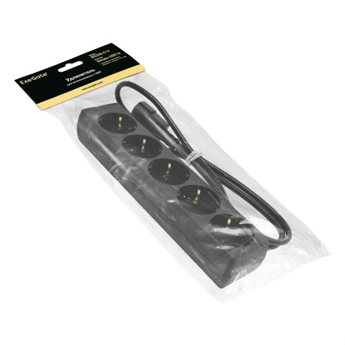   UPS ExeGate SPU-5-0.5B Black 0.5 (5 ,  IEC320-C14) EX221200RUS