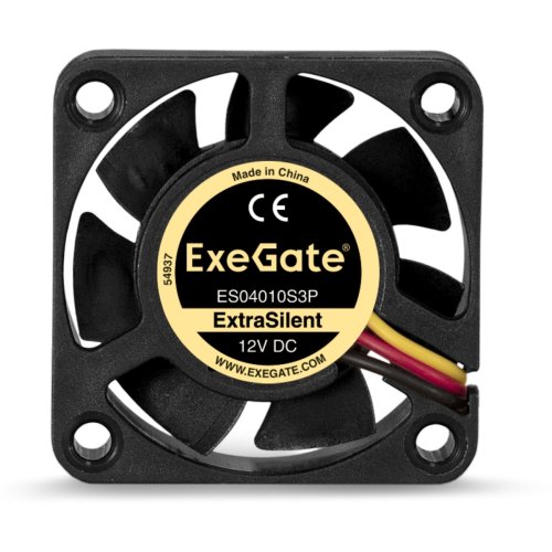 404010 ExeGate ExtraSilent ES04010S3P, EX283364 Sleeve bearing, 3pin, 4000RPM 19dBA