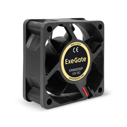  606025 ExeGate EX06025S2P, Sleeve bearing, 2pin, 3500RPM 24dBA