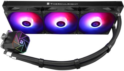    Thermalright Aqua Elite Black 360 ARGB V3 (A-ELITE-BL-360-ARGB-V3) (s1700, S1851, AM4, AM5, s1150, s1151, s1155, s1156, s2011, s2066, s1200,  AM5, 4-pin PWM + 3-pin 5V ARGB , 3 Fan 1500 / )