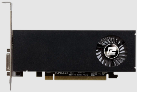 ���������� PowerColor AMD Radeon RX 550 Red Dragon LP [AXRX 550 4GBD5-HLE] PCI-E 3.0 4 �� GDDR5, 128 ���, DVI-D, HDMI, GPU 1071 ���