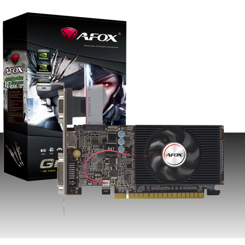  AFOX NVIDIA GT610 1GB ( AF610-1024D3L7-V6 1, 64Bit, DVI, VGA, HDMI)  RTL