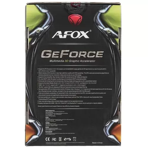  AFOX NVIDIA  GT 730 2GB (AF730-2048D3L6) , 64Bit, DVI, VGA, HDMI)  RTL