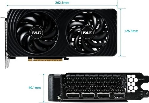  Palit GeForce RTX 5060 Dual [NE75060019P1-GB2063D] PCIe 5.0 8  GDDR7, 128 , 3 x DisplayPort, HDMI, GPU 2280 