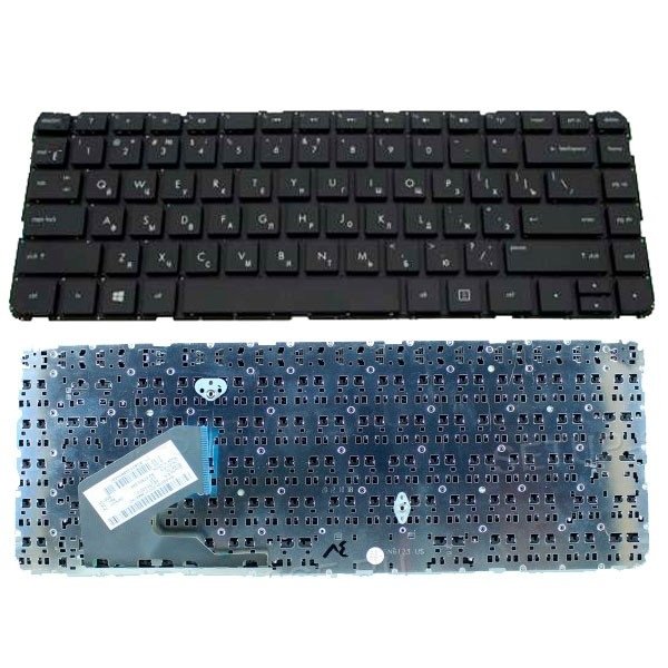 Клавиатура для ноутбука HP Pavilion TouchSmart Sleekbook 14-b 14-b158tu 14-b001sa 14-b017cl 14-b109au (rus. черн. ) С РАМКОЙ