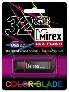 Флэш-накопитель 32Gb Mirex SWIVEL Black (блистер)