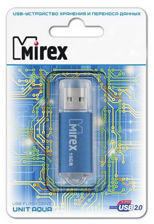 Флэш-накопитель 32GB Mirex UNIT AQUA
