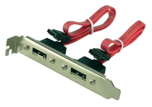 Планка eSATA 2 порта подкл. на материнскую плату (CCSATA2RECEPTACLE)