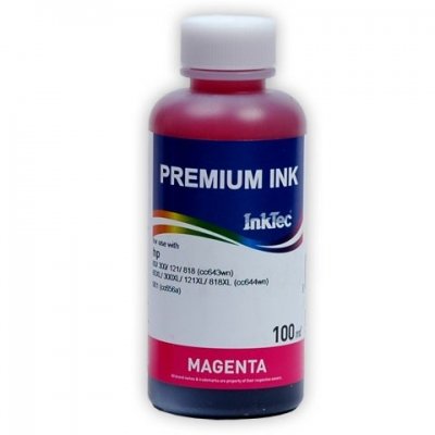 Чернила для HP H4060-100MM (Magenta 121/121XL/901/901XL) 100мл InkTec