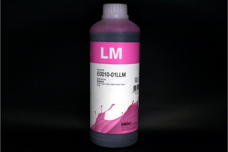 Чернила для Epson T0826 (1L, light magenta, светло-красная, InkTec,E0010)