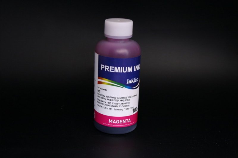 Чернила для HP H6066-100MM (Magenta 110/134/141/342) 100мл InkTec