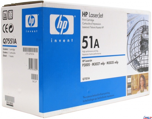  HP Q7551A, black,  6500 ,  P3005/M3035mfp/M3027mfp